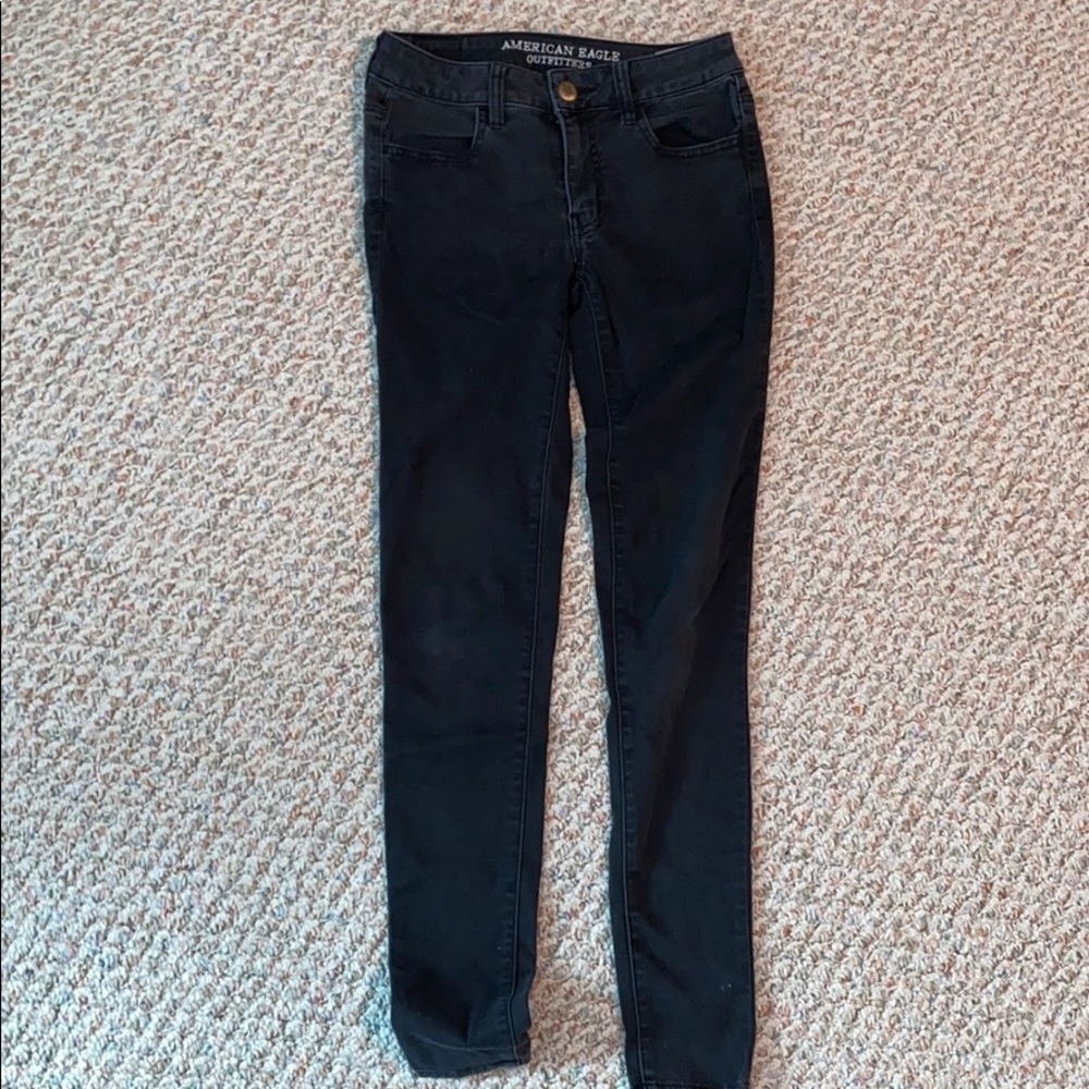 American Eagle Black Skinny Jeans